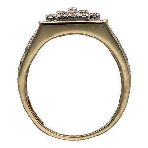 14ct Gold & Diamond Set Signet Ring