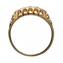 Load image into Gallery viewer, 18ct Gold &amp; Diamond Set Boat Style Ring
