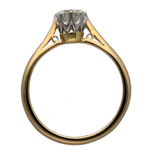 Load image into Gallery viewer, 18ct Gold &amp; Diamond Set Solitaire Ring
