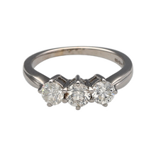 Load image into Gallery viewer, 18ct White Gold &amp; Diamond Set Trilogy Ring
