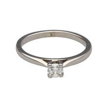 Load image into Gallery viewer, 9ct White Gold &amp; Diamond Set Solitaire Ring
