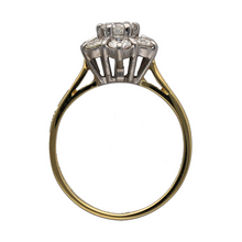 Load image into Gallery viewer, 18ct Gold &amp; Diamond Set Flower Cluster Ring
