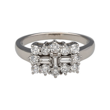 Load image into Gallery viewer, 18ct White Gold &amp; Diamond Set Cluster Ring
