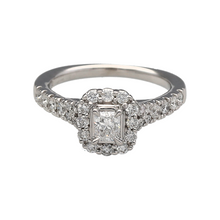 Load image into Gallery viewer, Platinum &amp; Diamond Set Halo Ring
