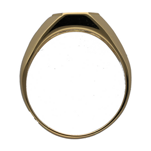 18ct Gold & Diamond Set Signet Ring