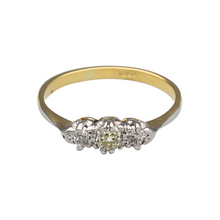 Load image into Gallery viewer, 18ct Gold &amp; Diamond Set Trilogy Ring
