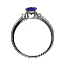 Load image into Gallery viewer, 18ct White Gold Diamond &amp; Tanzanite Set Ring
