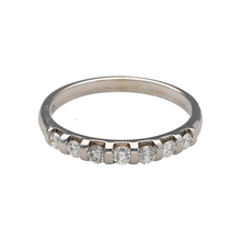 Load image into Gallery viewer, 18ct White Gold &amp; Diamond Set Band Ring
