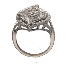 Load image into Gallery viewer, 9ct White Gold &amp; Diamond Set Cluster Dress Ring
