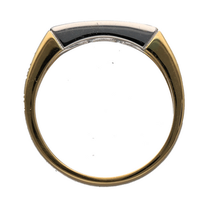 18ct Gold & Diamond Set Band Ring