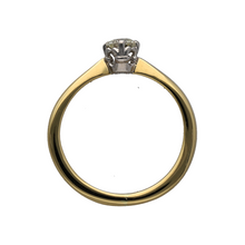 Load image into Gallery viewer, 18ct Gold &amp; Diamond Set Solitaire Ring
