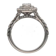 Load image into Gallery viewer, 18ct White Gold &amp; Diamond Set Halo Cluster Ring
