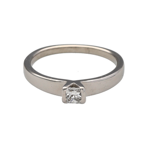 Platinum & Diamond Set Solitaire Ring