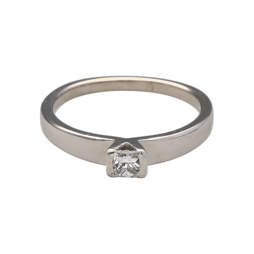 Platinum & Diamond Set Solitaire Ring