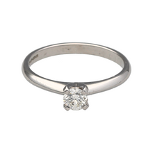 Load image into Gallery viewer, 18ct White Gold &amp; Diamond Set Solitaire Ring
