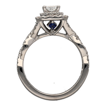 Load image into Gallery viewer, 18ct White Gold &amp; Diamond Love &amp; Vera Wang Solitaire Ring
