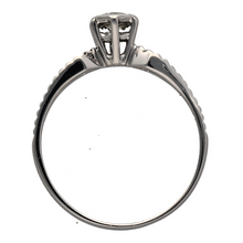 Load image into Gallery viewer, 18ct White Gold &amp; Diamond Set Solitaire Ring
