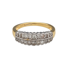 Load image into Gallery viewer, 18ct Gold &amp; Diamond Set Band Ring
