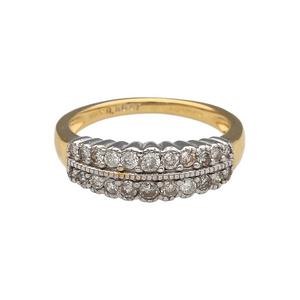 18ct Gold & Diamond Set Band Ring