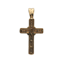 Load image into Gallery viewer, 14ct Gold &amp; Diamond Set Cross Pendant
