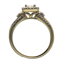 Load image into Gallery viewer, 9ct Gold &amp; Diamond Set Halo Cluster Ring
