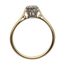 Load image into Gallery viewer, 18ct Gold &amp; Platinum Diamond Set Solitaire Ring
