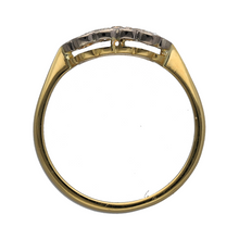 Load image into Gallery viewer, 18ct Gold &amp; Diamond Set Art Deco Style Cluster Ring
