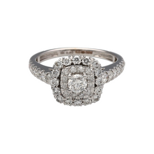 Load image into Gallery viewer, 18ct White Gold &amp; Diamond Set Halo Cluster Ring
