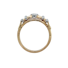 Load image into Gallery viewer, 9ct Gold &amp; Diamond Rubover Set Ring
