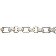 Load image into Gallery viewer, New 925 Silver &amp; Cubic Zirconia 26&quot; Gypsy Link Chain 198 grams
