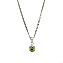 Load image into Gallery viewer, New 925 Silver August Birthstone Pendant 18&quot;/20&quot; Necklace
