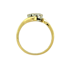 Load image into Gallery viewer, 18ct Gold &amp; Diamond Three Stone Twist Ring
