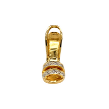 Load image into Gallery viewer, 18ct Gold &amp; Diamond Set Stiletto Heel Pendant
