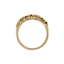 Load image into Gallery viewer, New 9ct Gold &amp; Multi Gemstone Set Band Ring
