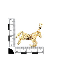 Load image into Gallery viewer, 9ct Gold Movable Rearing Horse Pendant
