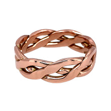 Load image into Gallery viewer, 9ct Welsh Gold Celtic Weave Band Ring
