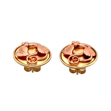 Load image into Gallery viewer, 9ct Gold Clogau Tree of Life Round Stud Earrings
